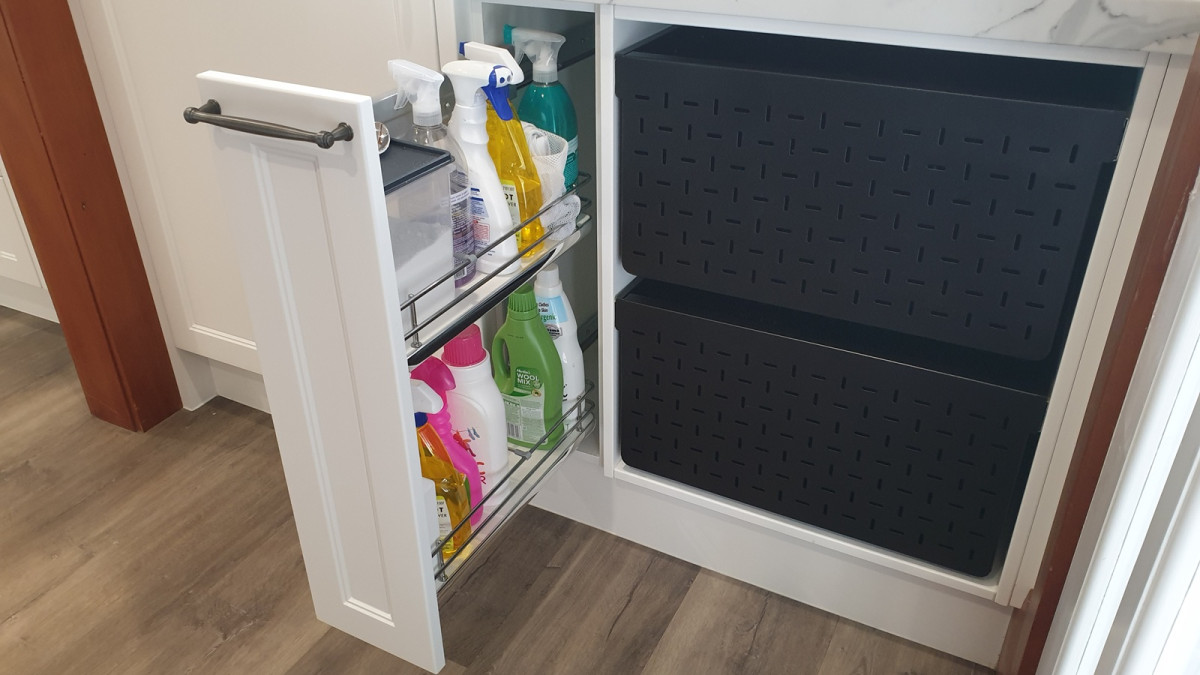 Giamo Side Mounted Under Bench  Unit   2 Shelf   EBOSS
