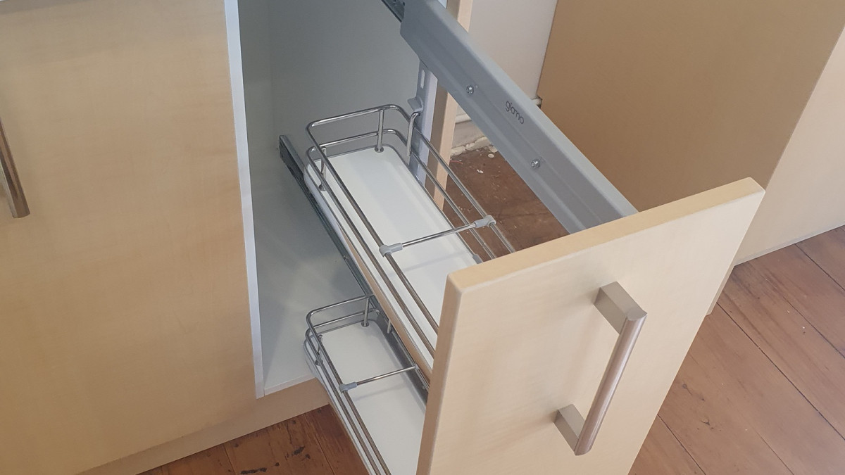 Giamo Side Mounted Under Bench Unit   Project by Hura Joinery Services EBOSS