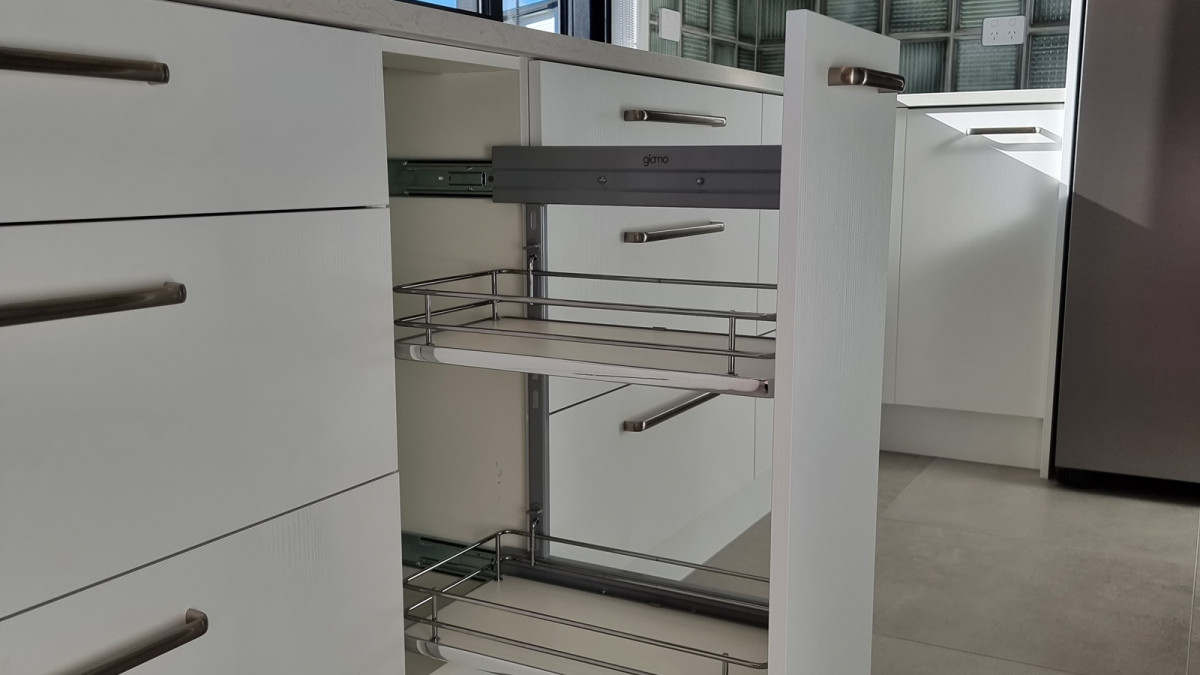 Giamo Side Mounted Under Bench Unit   Project by The Kitchen Centre EBOSS