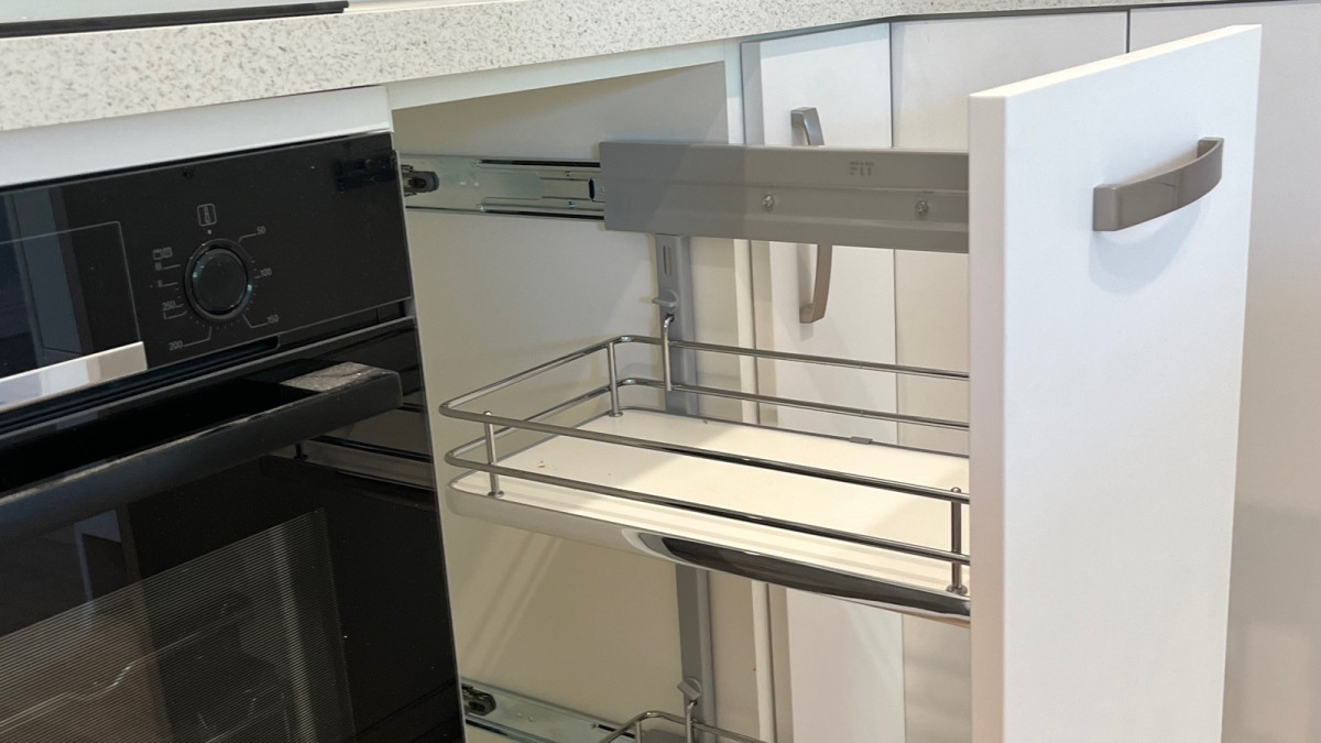 Giamo Side Mounted Under Bench Unit   Project by Wilson Kitchens EBOSS