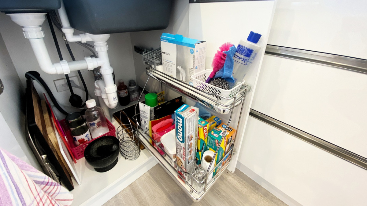 Giamo Standard Cleaner Storage Project by Ace Kitchens & Laminates EBOSS