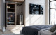 Salice Gravity Pocket Door   Hotel Mini Bar   Partially Open   EBOSS