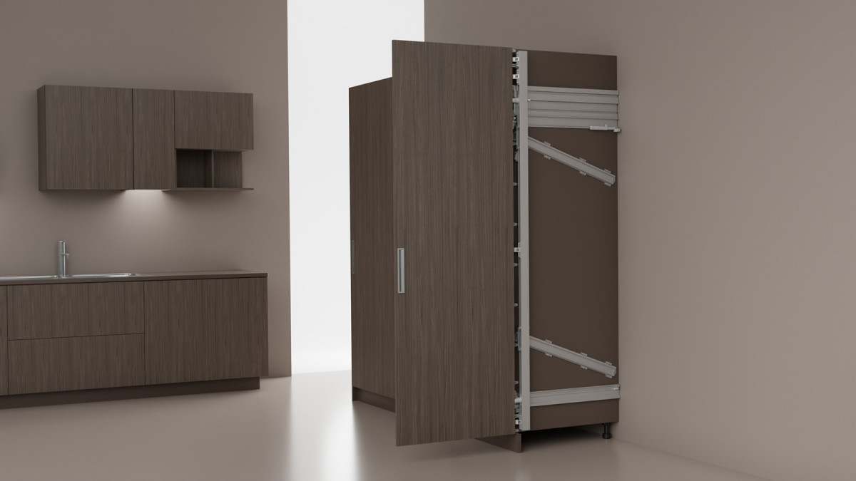 Salice Gravity Pocket Door IN Configuration EBOSS
