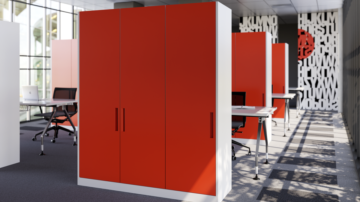 Salice Gravity Pocket Door   Office Storage   Closed   EBOSS