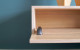 Salice Pacta Satin Metal Black in Custom Wall Cabinet Project by The Offcut