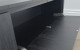 Salice Pacta in Satin Metal Black in Cabinet with Wide Door Support Hinge. Project by Emver Custom Cabinetry