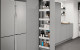 VS TAL Larder Essentio White 5 Basket 300mm Cabinet In Situ