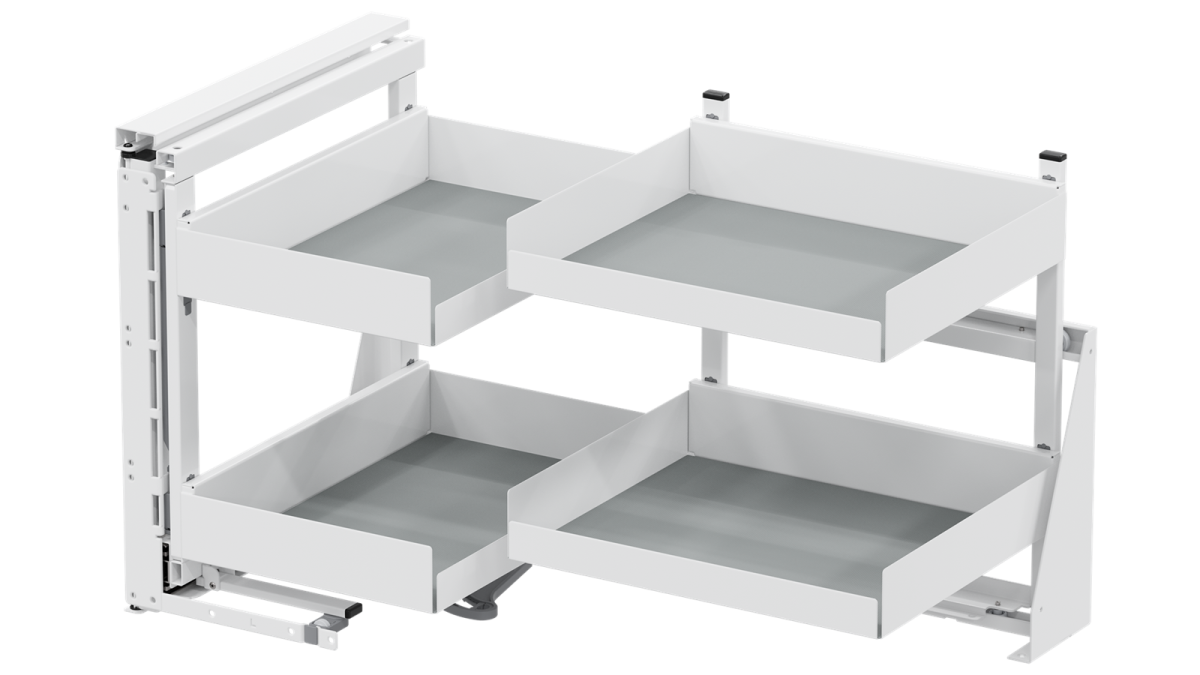 VS311 Vauth Sagel VS COR Fold   Essentio   Cabinet 900mm   Right Opening   White 1