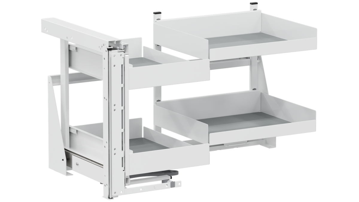 VS311 Vauth Sagel VS COR Fold   Essentio   Cabinet 900mm   Right Opening   White 2