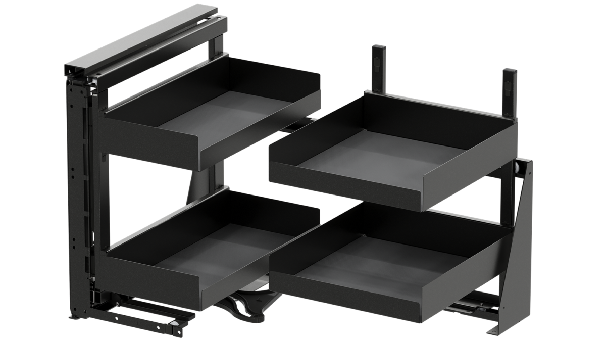 VS314 Vauth Sagel VS COR Fold   Essentio   Cabinet 800mm   Right Opening   Lava Grey 1