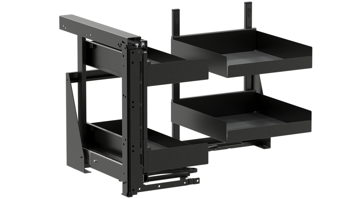 VS314 Vauth Sagel VS COR Fold   Essentio   Cabinet 800mm   Right Opening   Lava Grey 2
