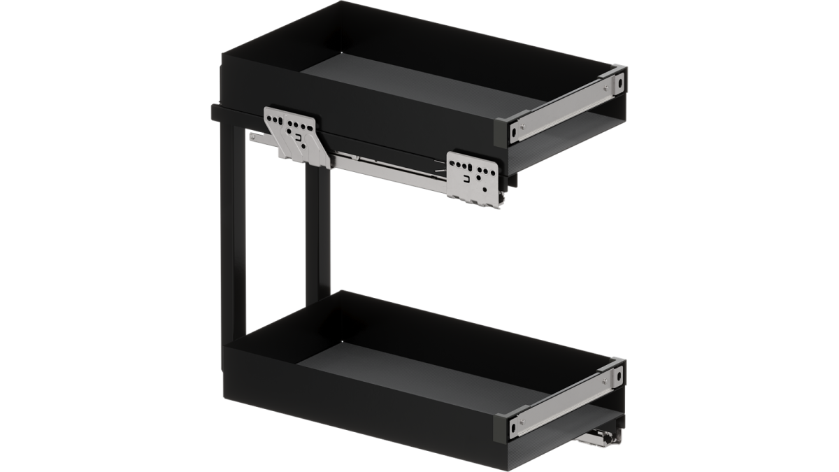 VS356 Vauth Sagel VS SUB Rack   Essentio   300mm Cabinet   Lava Grey 1