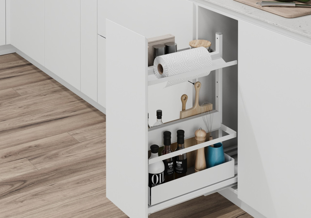 ESSENTIO® VS SUB® Larder Flex Under Bench Pull Outs by Vauth-Sagel