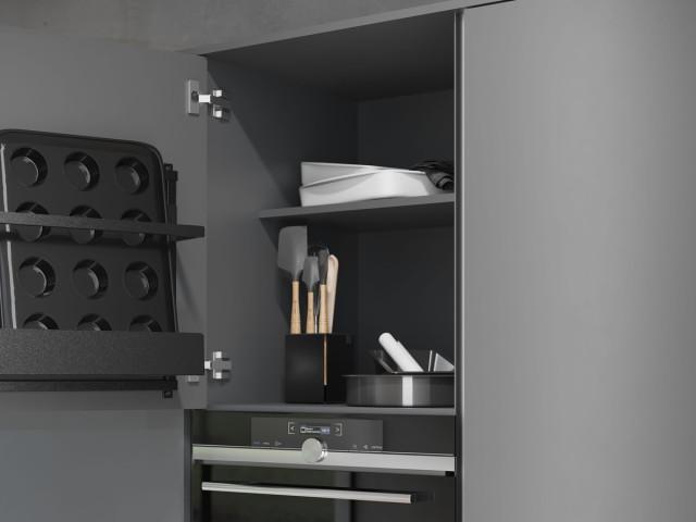 ESSENTIO® VS Gate Rack and VS Gate Flex Hanging Storage by Vauth-Sagel