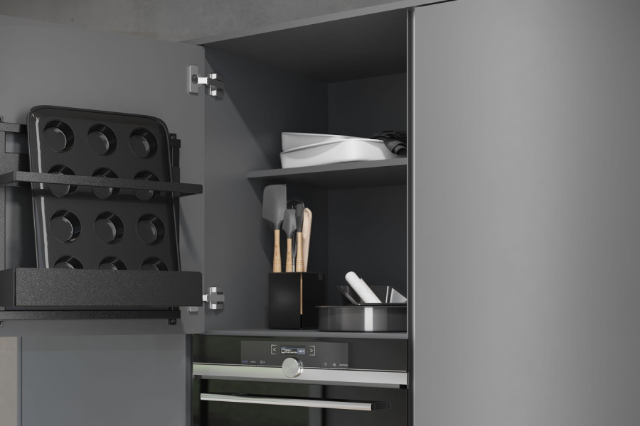 ESSENTIO® VS Gate Rack and VS Gate Flex Hanging Storage by Vauth-Sagel