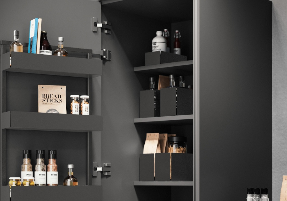 ESSENTIO® VS Gate Rack Plus Hanging Storage by Vauth-Sagel