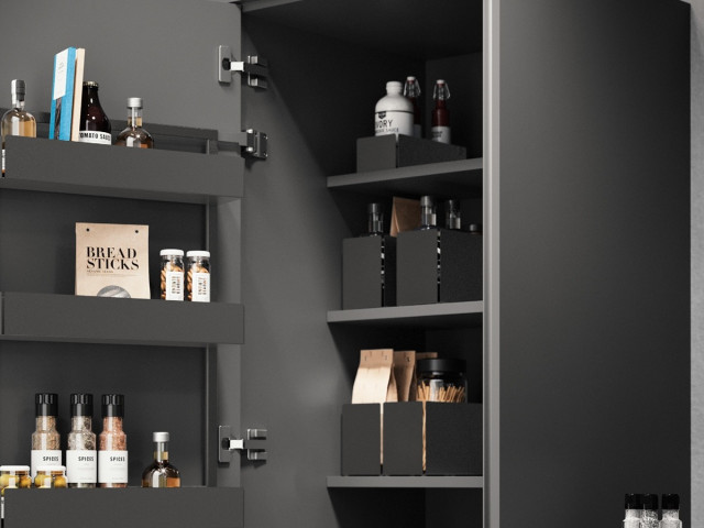 ESSENTIO® VS Gate Rack Plus Hanging Storage by Vauth-Sagel