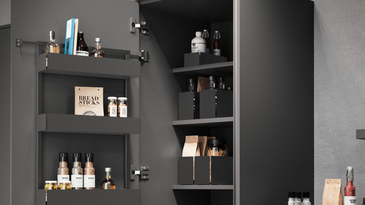 VS389 VS Gate Rack Plus Depot 5 Essentio Lava Grey In Situ   Top