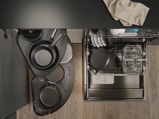 UNERO® VS Cornerstone® Maxx Pull Out for Blind Corner Cabinets by Vauth-Sagel