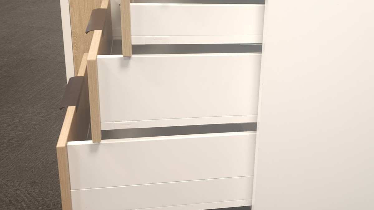 ALUNAN T Soft Close Drawers in FIT's Christchurch Showroom