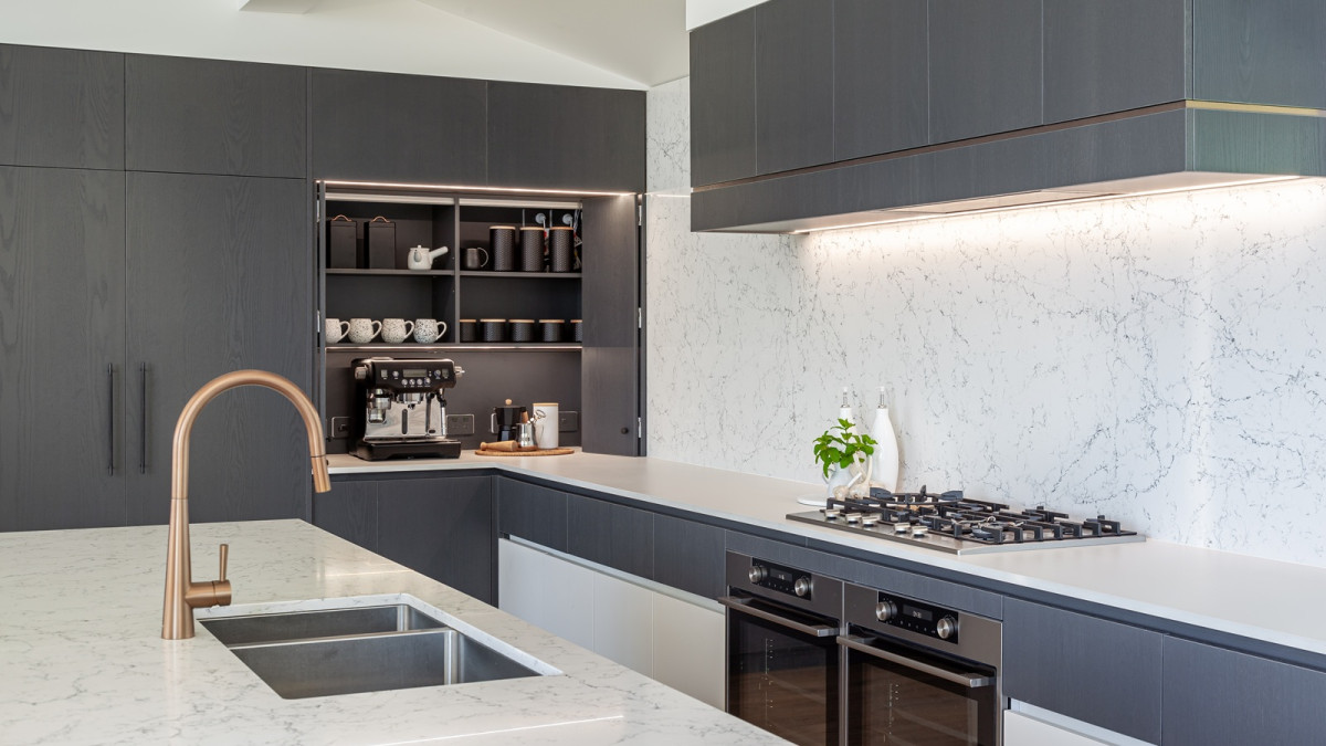 AT6 for Cook Zones and Cabinets   Project by Beaver Kitchens. Design by Michelle McAnulty EBOSS