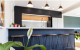 SE H4 Over Cook Zone and Under Overhead Cabinets.  Project by Kitchens with Zest. Photo Max Watt Photography