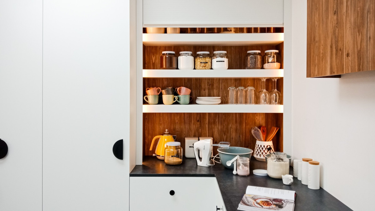 SE H4 for Task and Cupboard Lighting. Project by Sage Doors