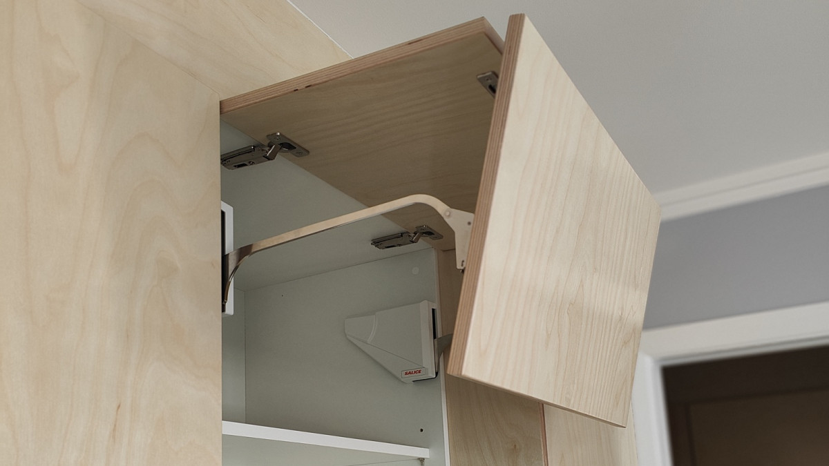 Salice EvoLift Folding Flap Door Project by Joey Chalk fine carpentry and woodworks