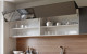 Salice Evolift for Folding Overhead Cabinet Doors Wood and Aluminium Framed
