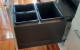 Tanova Designer Series Kitchen Waste Bin for 400mm Cabient. Project by McGregor Cabinetmakers