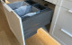 Tanova Designer Series Kitchen Waste Bin for 600mm Cabinet. Design Lisa Thesing. Project by Innovative Kitchens