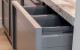 Tanova Designer Series Kitchen Waste Bin for 600mm Cabinet. Project by Johnston Architects and Said Studio. Photo John Williams.