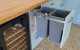 Tanova Simplex Kitchen Waste Bin for 350mm Cabinets. Project by Nightingale Kitchens