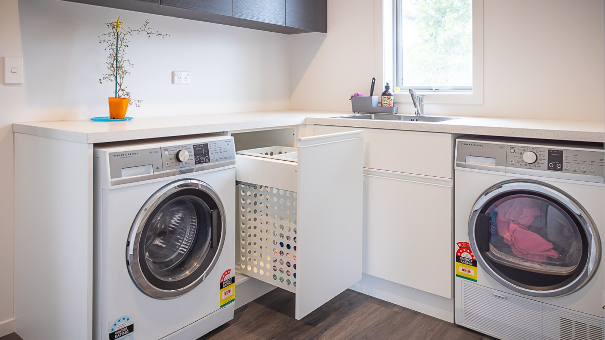 Tanova Simplex Plus Laundry Unit with Optional Divider   Project by Alpine Kitchens & Joinery 2