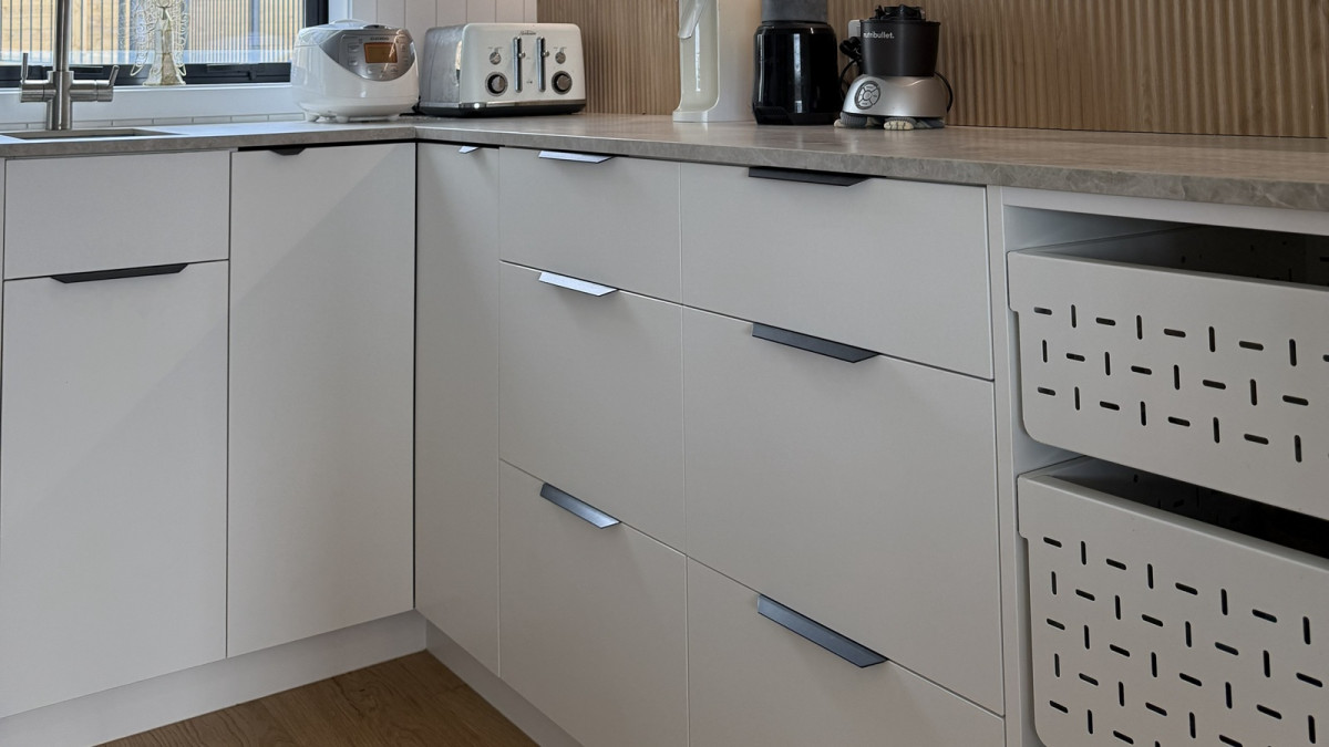 Tanova Ventilated Drawers for Open Fronted Kitchen Storage   Project by Design Spaces EBOSS