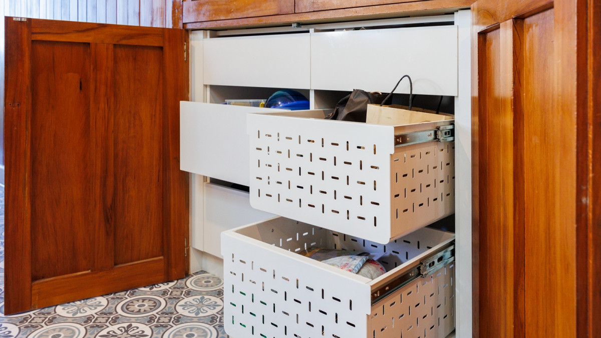 Tanova Ventilated Drawers for Robust Storage   Project by AJR Cabinetry & Design EBOSS 1