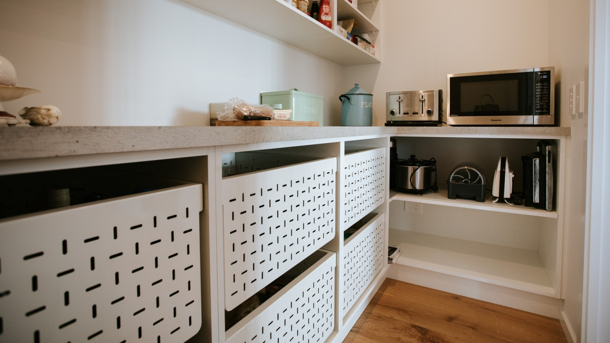 Tanova Ventilated Drawers for Sculleries Project by Wanaka Joinery EBOSS