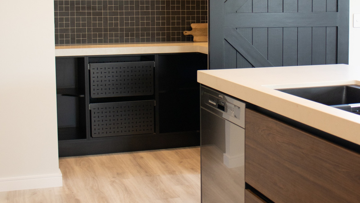 Tanova Ventilated Drawers for Sculleries   Project by di Rosa Cabinetrey & Furniture in an Award Winning home by Nu Vista Homes   EBOSS 2