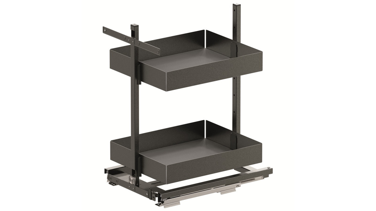 VS360 Vauth Sagel VS SUB Larder   Essentio   400mm Cabinet   Lava Grey 1