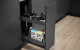 Vauth Sagel VS SUB Larder   Essentio   300mm Cabinet   Lava Grey In Situ