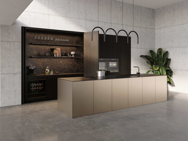 Hafele HAWA Folding Concepta — Pocket Door System for Double Doors 