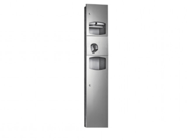 Hale 73N1 Towel Dispenser, Waste Receptacle and Hand Dryer