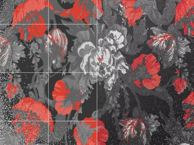 Custom Printed Carpet Tiles by modulyss