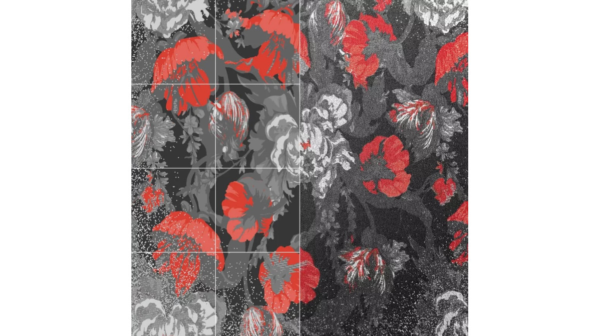 Custom carpet tiles