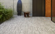 LAX BROKEN WEAVE PATTERN KHAKI 18X36 MONOLITHIC