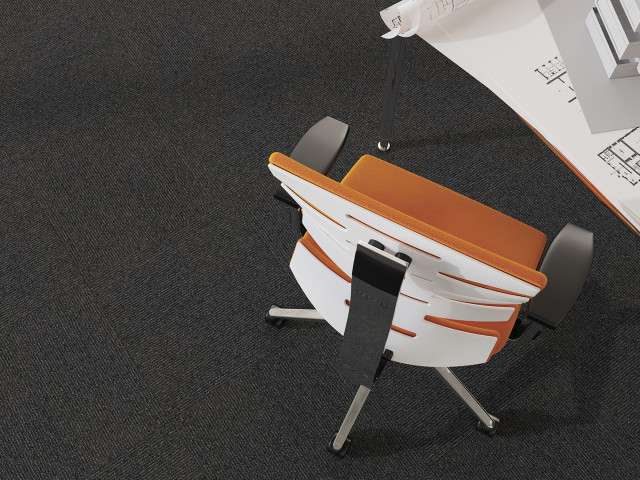 Penta Tufted Loop Pile Broadloom and Carpet Tiles by Fletco