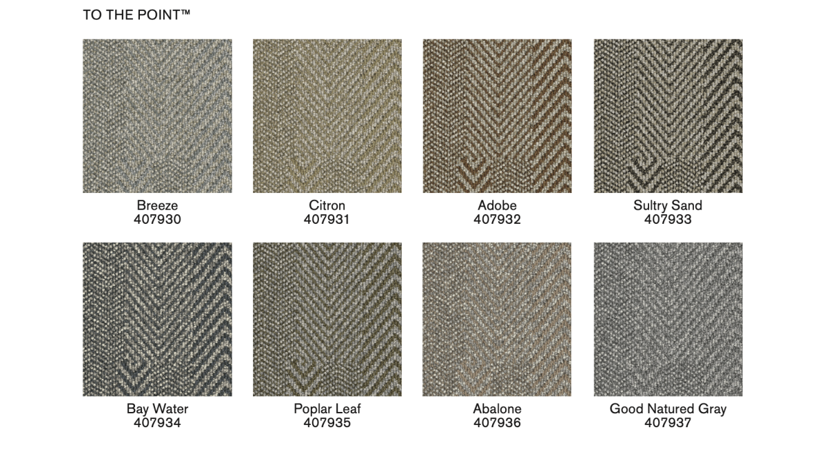To The point swatches
