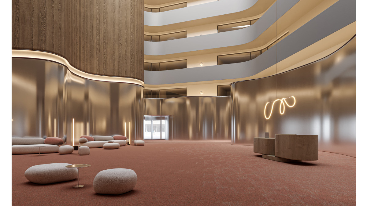 Hotel Lobby HandcraftCollection Moss306 Leaf306 Willow306 LR