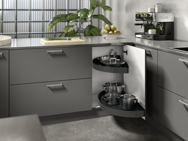 Salso Corner Unit, Swivel Pull-Out