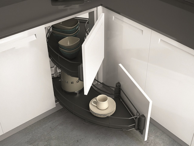 Senio Corner Unit, Swivel Pull-Out
